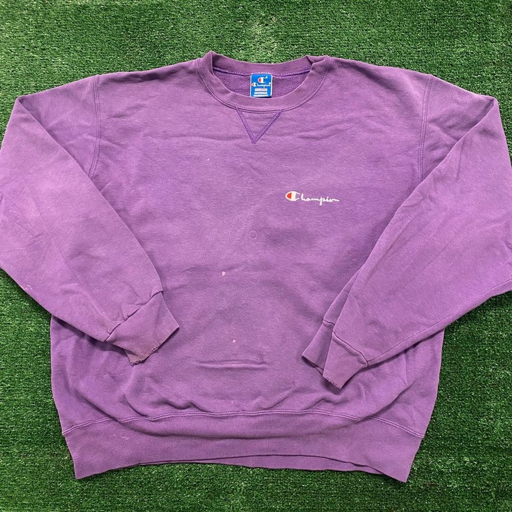 Champion Basic Essential Vintage 90s Crewneck Swe… - image 1